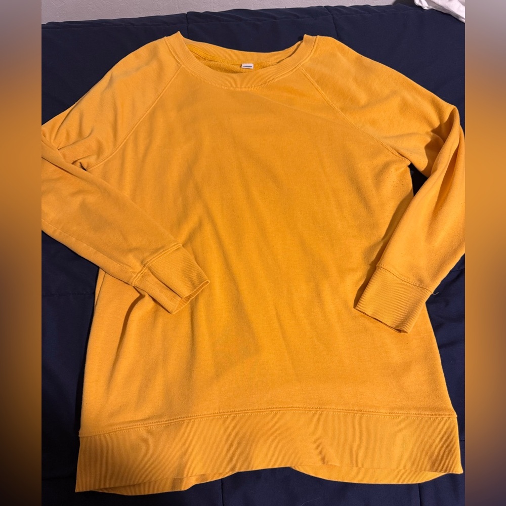 Old Navy Golden Yellow Crewneck
